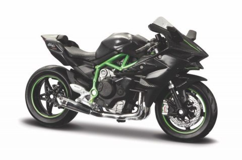 Model Motocykl Kawasaki Ninja H2 R z podstawką 1/18