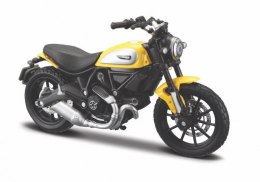 Model metalowy Motocykl Ducati Scrambler Icon 1/18 z podstawką