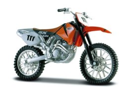 Model metalowy Motocykl KTM 520SX 1/18 z podstawką