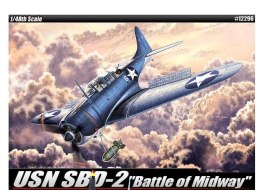 Model do sklejania USN SBD-2 Midway