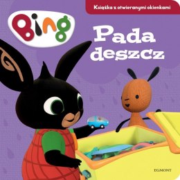 Książeczka Bing. Pada deszcz. Książka z otwieranymi okienkami