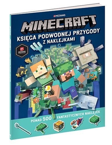 Książeczka Minecraft. Ksiega podwodnej przygody z naklejkami