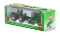 Traktor John Deere i zestaw do orki