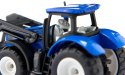 Traktor z widłami i paletami New Holland