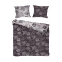 Pościel bawełniana FLORY ANTHRACITE/220x200 COTTONLOVE JACQUARD