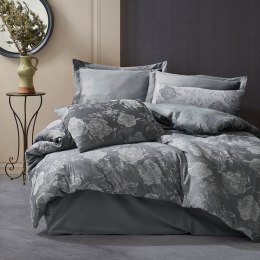 Pościel bawełniana FLORY GREY/160x200 COTTONLOVE JACQUARD