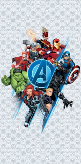 Ręcznik bawełniany 70x140 Avengers white