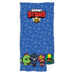 Ręcznik bawełniany 70x140 Brawl Stars niebieski