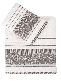 Ręcznik bawełniany frotte MERVAN/3735/cream 50x90+70x140 kpl.