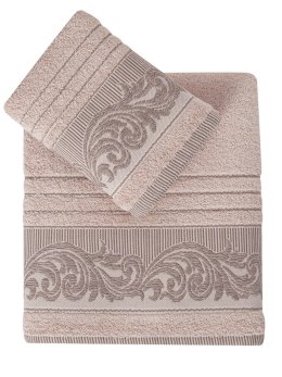 Ręcznik bawełniany frotte MERVAN/3735/salmon 50x90+70x140 kpl.