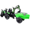 MEGA TRAKTOR Z ŁADOWARKĄ,KOPARKĄ, PRZYCZEPĄ 24 V SUPER-MOC OLBRZYMI