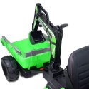 MEGA TRAKTOR Z ŁADOWARKĄ,KOPARKĄ, PRZYCZEPĄ 24 V SUPER-MOC OLBRZYMI