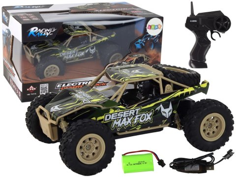 Autko Terenowe Zdalnie Sterowane R/C 1:24 Brązowo-Zielone