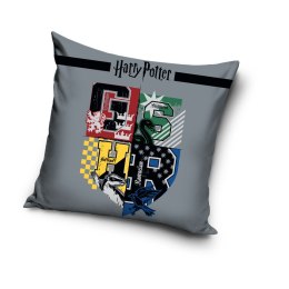 Poszewka mikrofibra 40x40 Harry Potter szara