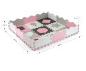 Mata piankowa puzzle Jolly Pink Grey