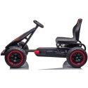 GOKART AUTO NA PEDAŁY ENERO 18 CZARNO CZERWONY