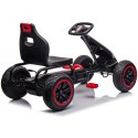 GOKART AUTO NA PEDAŁY ENERO 18 CZARNO CZERWONY