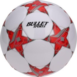 PIŁKA NOŻNA BULLET STAR R.5 WHITE/RED