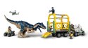 Klocki Jurassic World 76966 Dinomisje: ciężarówka do transportu allozaura