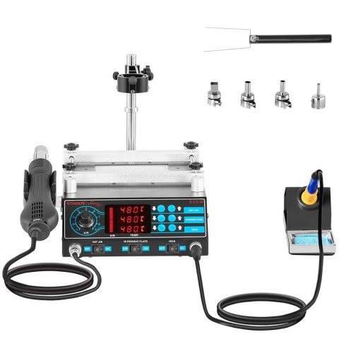 Stacja lutownicza grotowa Hot Air Preheater Stamos Soldering S-LS-10 Basic