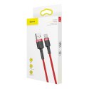 Wytrzymały elastyczny kabel przewód USB USB-C QC3.0 3A 1M czerwony