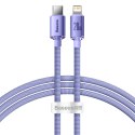 Kabel przewód do szybkiego ładowania i transferu danych USB-C Iphone Lightning 20W 1.2m fioletowy