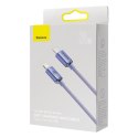 Kabel przewód do szybkiego ładowania i transferu danych USB-C Iphone Lightning 20W 1.2m fioletowy