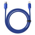 Kabel przewód do szybkiego ładowania i transferu danych USB-C Iphone Lightning 20W 1.2m niebieska