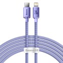 Kabel przewód do szybkiego ładowania i transferu danych USB-C Iphone Lightning 20W 2m fioletowy