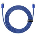 Kabel przewód do szybkiego ładowania i transferu danych USB-C Iphone Lightning 20W 2m niebieski