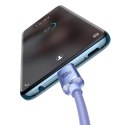 Kabel przewód do szybkiego ładowania i transferu danych USB-C USB-C 100W 2m fioletowy