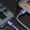 Kabel przewód do szybkiego ładowania i transferu danych USB Iphone Lightning 2.4A 1.2m fioletowy