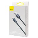 Kabel przewód do szybkiego ładowania i transferu danych USB Iphone Lightning 2.4A 2m czarny