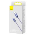 Kabel przewód do szybkiego ładowania i transferu danych USB USB-C 100W 2m fioletowy