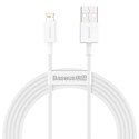 Superior kabel przewód USB Iphone Lightning 2.4A 2m Biały