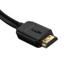 Kabel przewód HDMI 2.0 4K 60Hz 3D HDR 18Gbps 3m - czarny