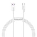 Kabel przewód Superior USB - USB-C 66W 6A 1m - biały