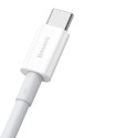 Kabel przewód Superior USB - USB-C 66W 6A 1m - biały