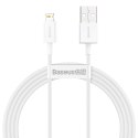 Kabel przewód Superior do iPhone USB - Lightning 1.5m - biały