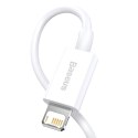 Kabel przewód Superior do iPhone USB - Lightning 1.5m - biały