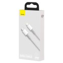 Kabel przewód do iPhone USB-C - Lightning szybkie ładowanie 20W 2m - biały