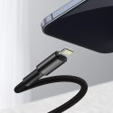 Kabel przewód do iPhone USB-C - Lightning szybkie ładowanie 20W 2m - czarny