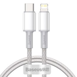 Kabel do szybkiego ładowania Iphone USB-C - Lightning Power Delivery 20W 1m biały