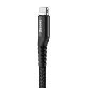 Kabel przewód do Iphone sprężynowy USB - Lightning Fish Eye 1m czarny