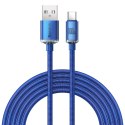 Kabel przewód USB - USB-C do szybkiego ładowania i transferu danych 2m niebieski