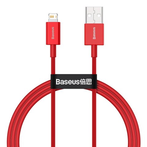 Superior kabel przewód do Iphone USB - Lightning 2.4A 1m czerwony