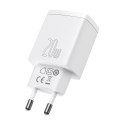 Szybka ładowarka sieciowa Compact USB USB-C 20W 3A PD QC 3.0 biały