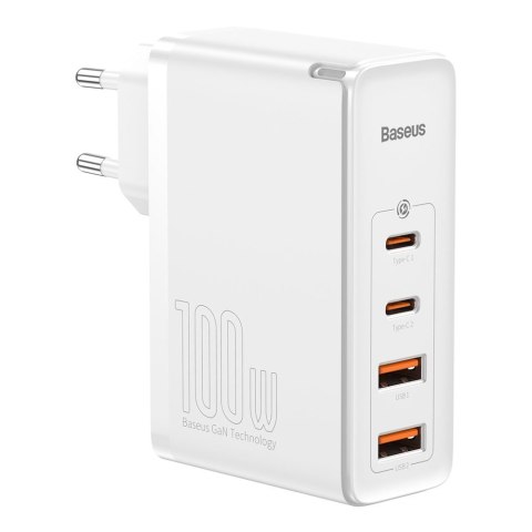 Szybka ładowarka sieciowa GaN2 Pro USB USB-C QC PD 100W biały