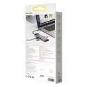 Wielofunkcyjny HUB replikator portów USB-C Metal Gleam 11w1 szary