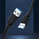 Kabel przewód USB 2.0 męski 0.5m czarny